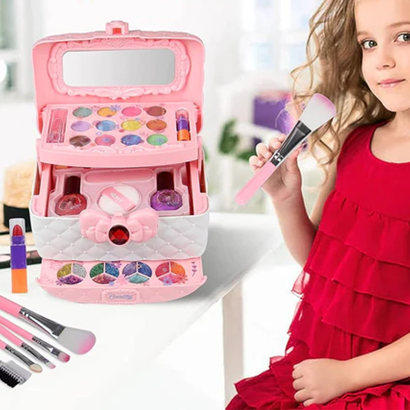 Kinder waschbares Makeup Schönheitsset