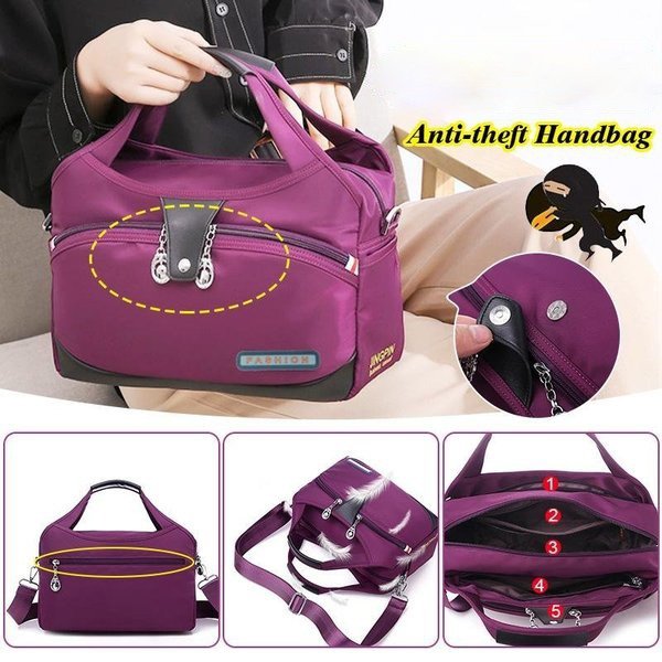 Modische diebstahlsichere Handtasche
