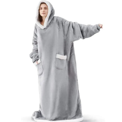 Extra langer übergroßer Decken-Hoodie für Unisex