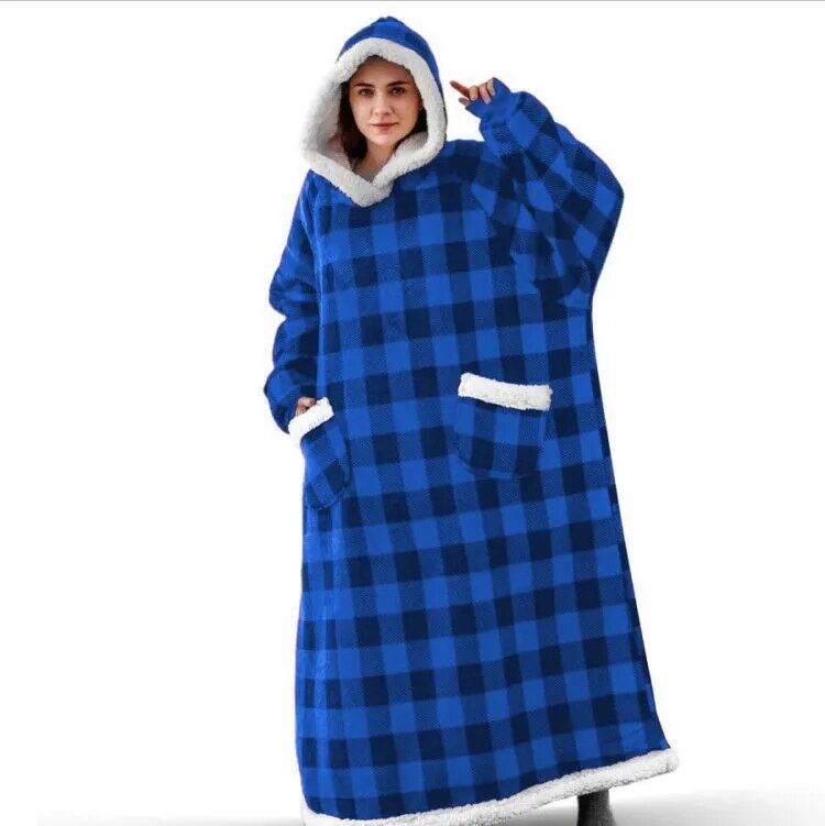 Extra langer übergroßer Decken-Hoodie für Unisex