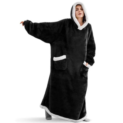 Extra langer übergroßer Decken-Hoodie für Unisex