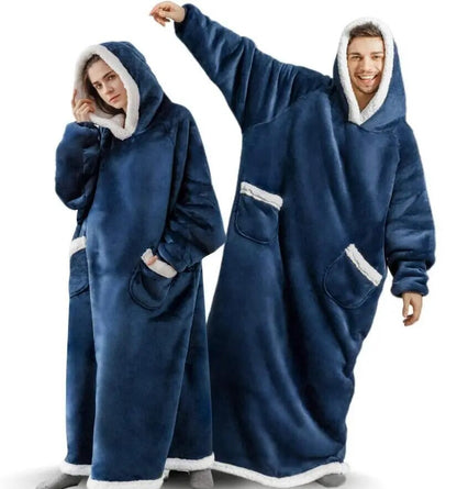 Extra langer übergroßer Decken-Hoodie für Unisex