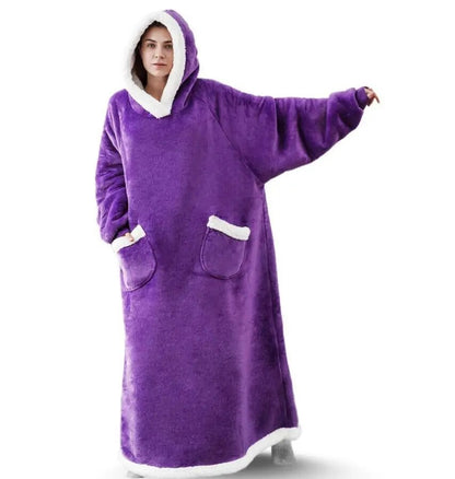 Extra langer übergroßer Decken-Hoodie für Unisex