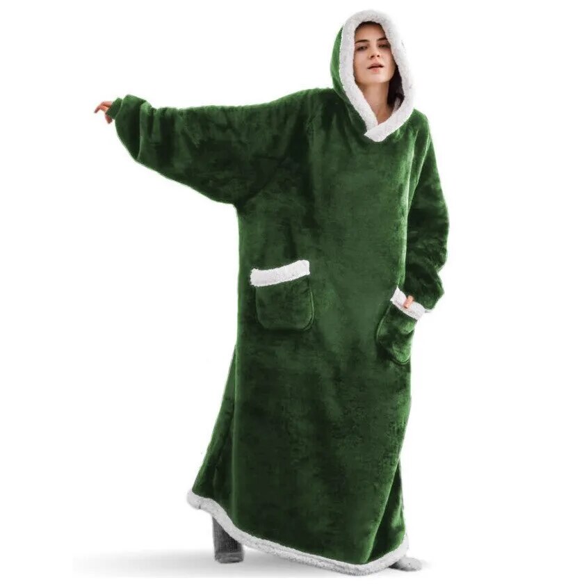 Extra langer übergroßer Decken-Hoodie für Unisex