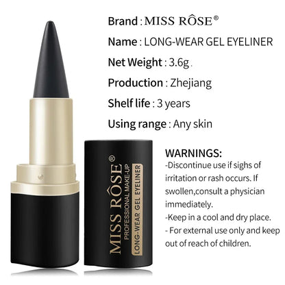 Schwarzer, langanhaltender Eyeliner-Stift