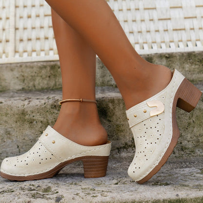 Elegante Sandalen mit modernem, klobigem Absatz