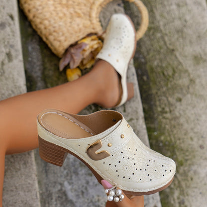 Elegante Sandalen mit modernem, klobigem Absatz