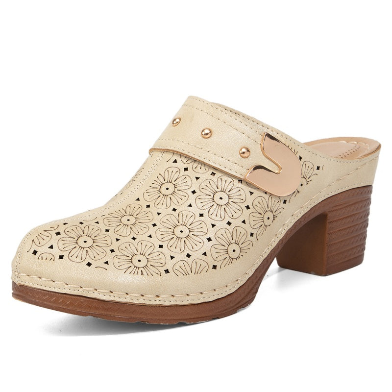 Elegante Sandalen mit modernem, klobigem Absatz